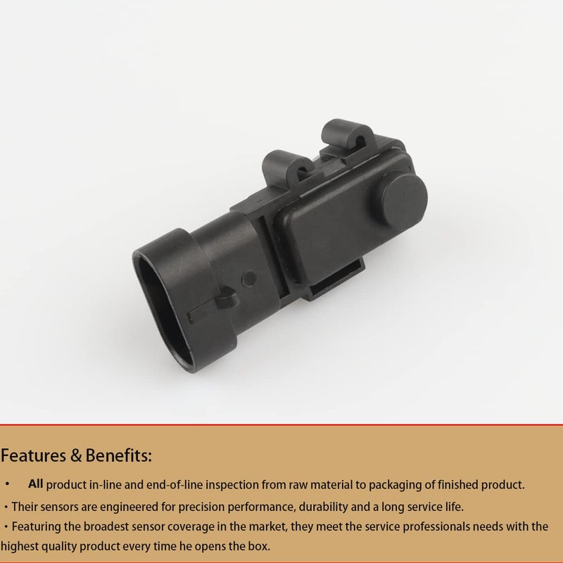 TeileHaus 16238399 Fuel Tank Pressure Sensor Compatible with Chevy, Buick, GMC, Cadillac, Pontiac - Avalanche, Suburban, Express, Impala, Silverado, Tahoe, Sierra, Yukon - Fuel Pressure Sensor Vapor Vent (EVAP) - Image 4